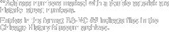 **Address numbers marked with a